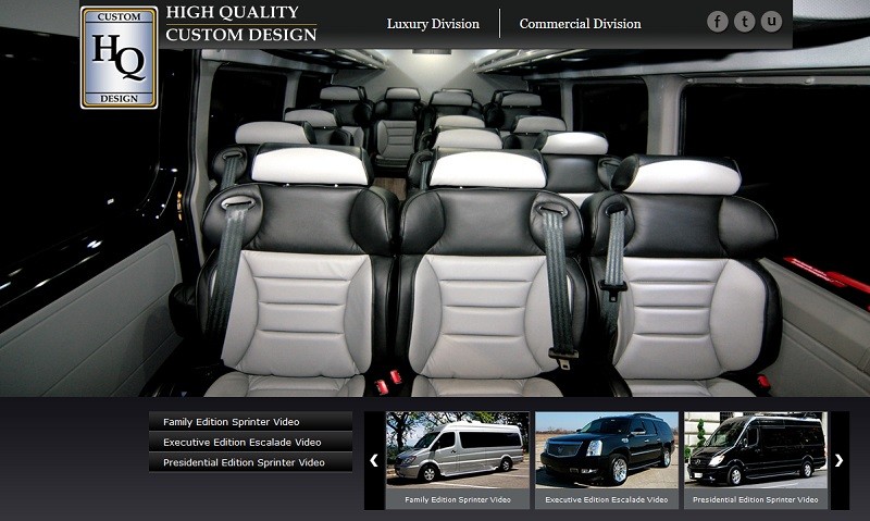 high quality custom design sprinter vans