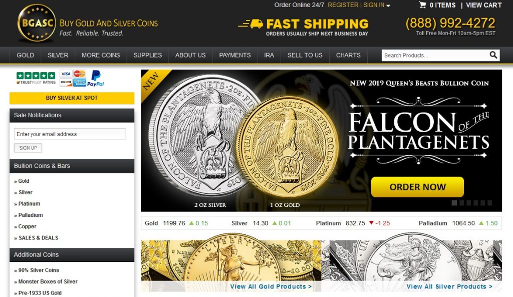 Top 10 Best sites to Buy Gold Coins & Buy Gold Bullion Online